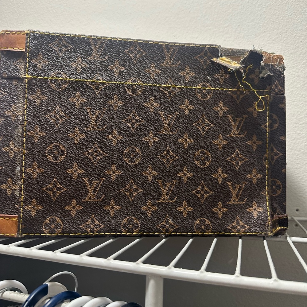 Louis Vuitton Monogram Toiletry Bag in Brown